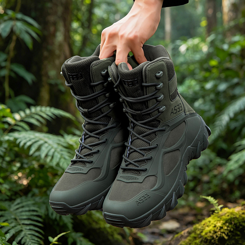 Hunting Outdoor Boots - Men Tactical Boot Casual Ultrallight Training