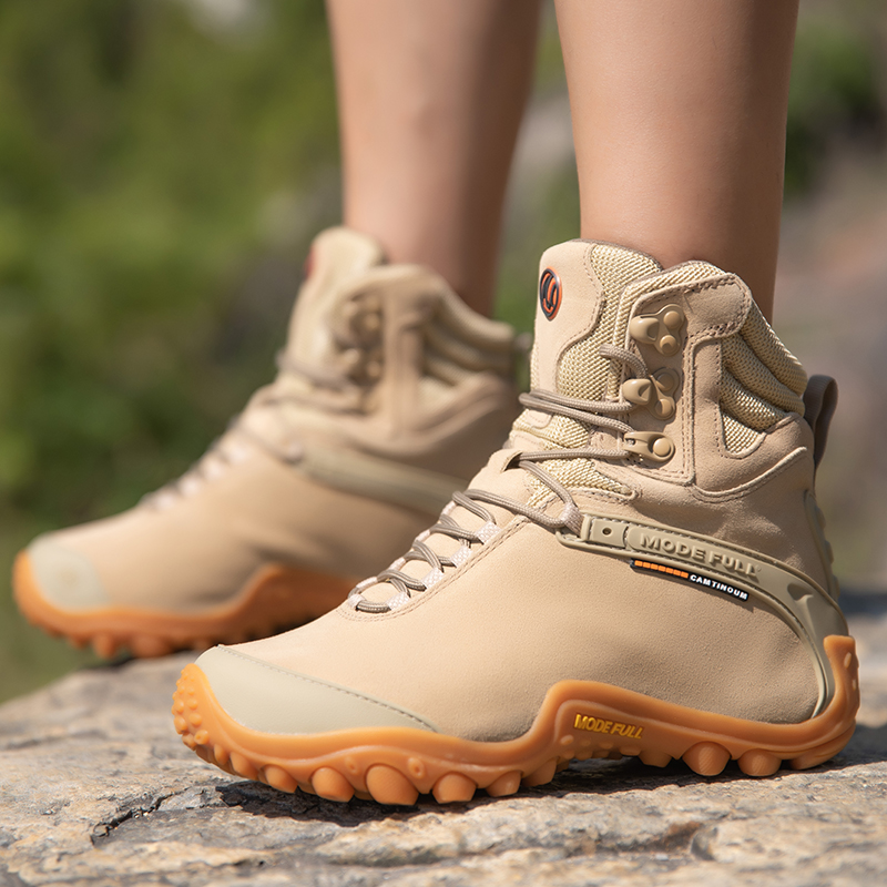 Hunting Outdoor Boots - Cow Leather Men Winter Hiking Boots