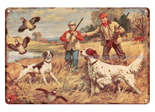 metal retro rustic signs whole - Hunting Quail recension och pris