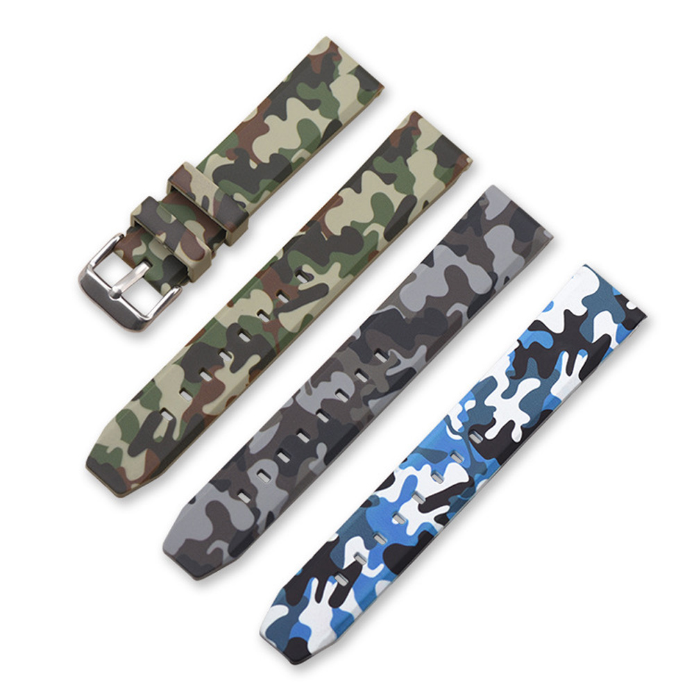 Camouflage Silicone Strap Army - Hunting Outdoor Watch recension och pris