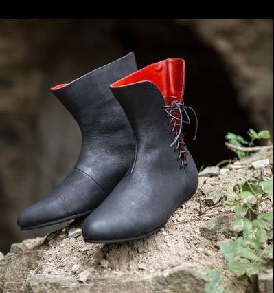 Medieval Shoes Man's Retro Pu  - Hunting Outdoor Boots recension och pris