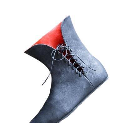 Medieval Shoes Man's Retro Pu  - Hunting Outdoor Boots recension och pris