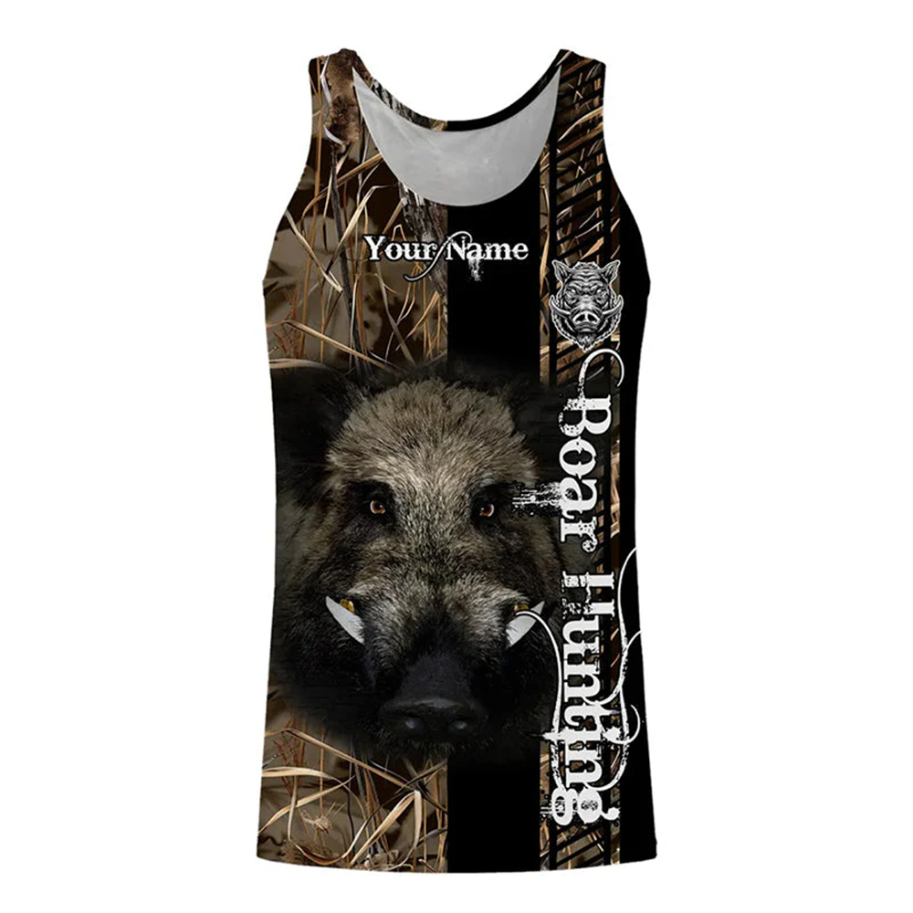 Custom Name Boar Hunter Tank T - Wildman Hunting & Outdoor Photos recension och pris