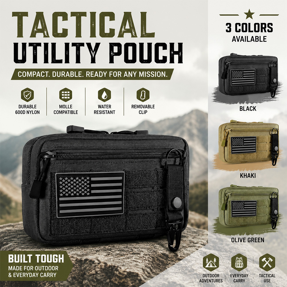 Tactical Molle EDC Pouch Outdo - Outdoor Hunting Kit recension och pris
