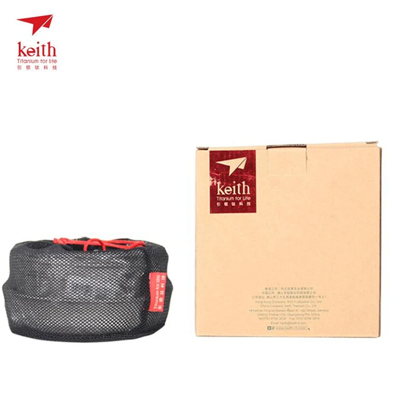 Keith 3PCS Titanium Cookware P - Outdoor Hunting Kit recension och pris