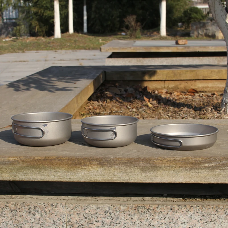 Keith 3PCS Titanium Cookware P - Outdoor Hunting Kit recension och pris