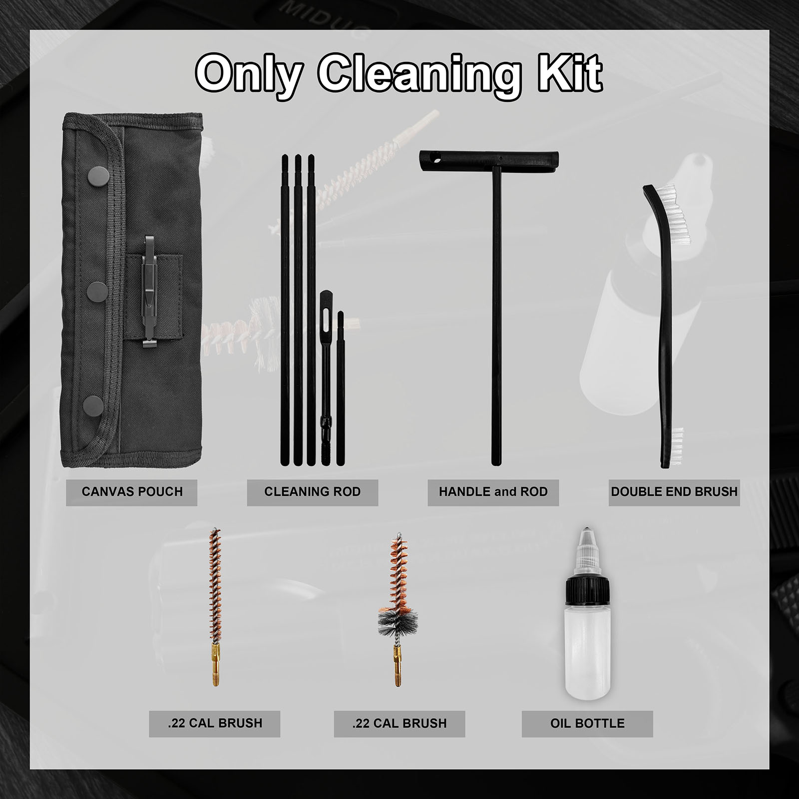 Gun Cleaning Kit with Nylon Br - Gun Cleaning Rod recension och pris