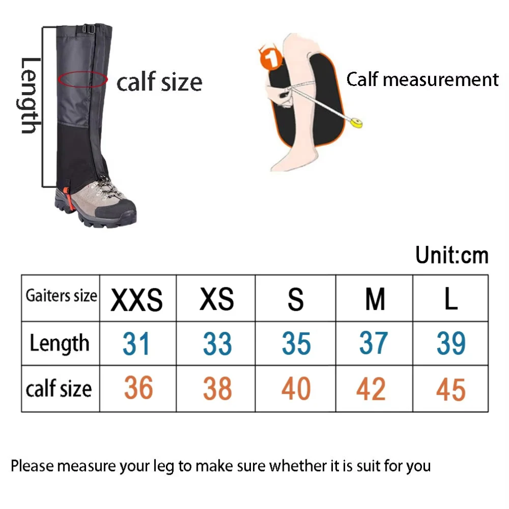 Waterproof Snow Leg Gaiters Hi - Hunting Outdoor Boots recension och pris