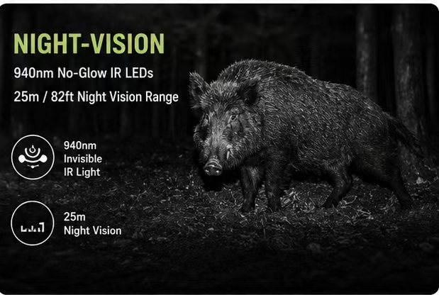 Solar Wildlife 50MP 4K Video T - Outdoor Hunting Videos recension och pris