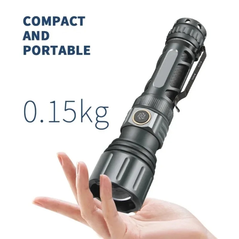 Super Bright Flashlight Portab - Tactical Flashlight Rechargeable recension och pris