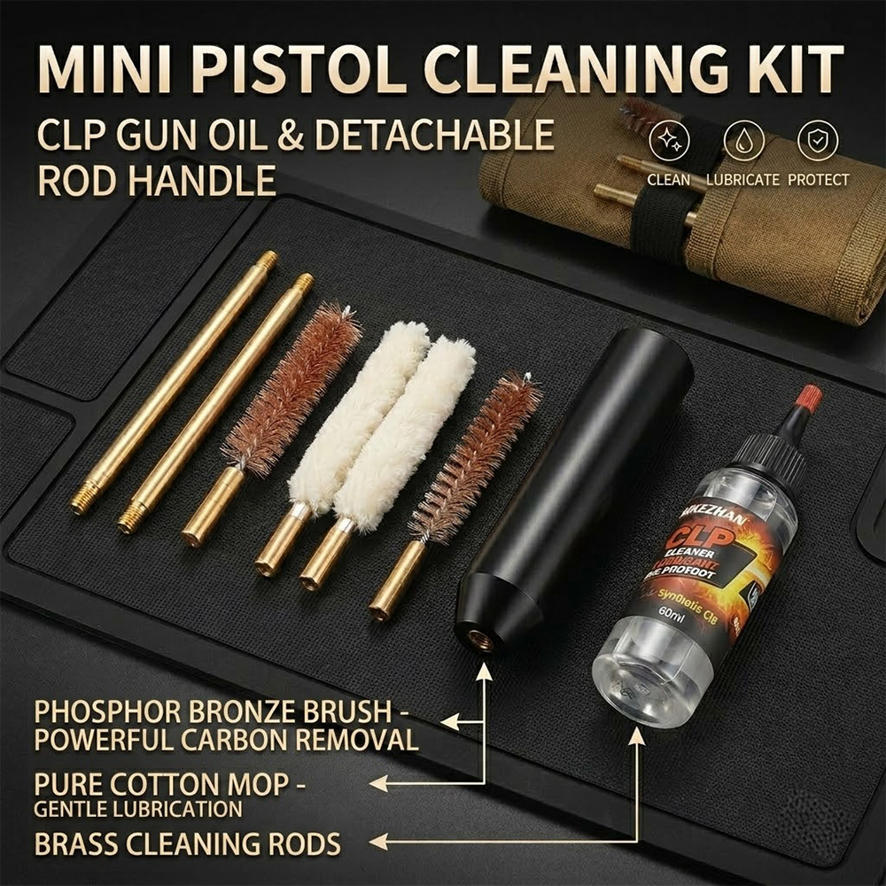 9mm .38 .357 Cal Pistol Cleani - Gun Cleaning Rod recension och pris