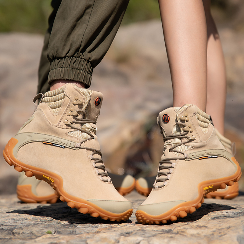Cow Leather Men Winter Hiking  - Hunting Outdoor Boots recension och pris