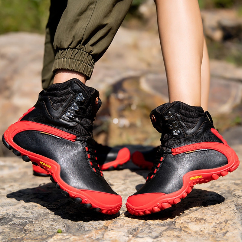 Cow Leather Men Winter Hiking  - Hunting Outdoor Boots recension och pris